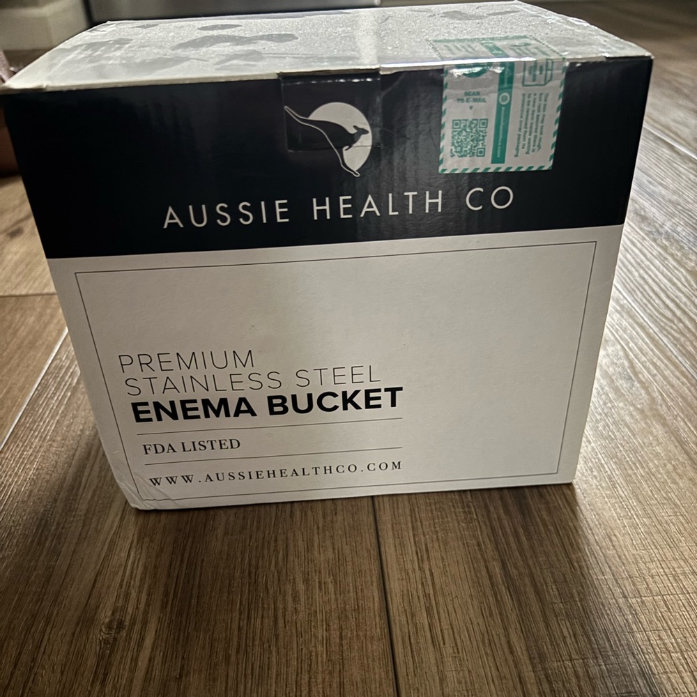 Aussie Health Co Stainless Steel Enema Bucket